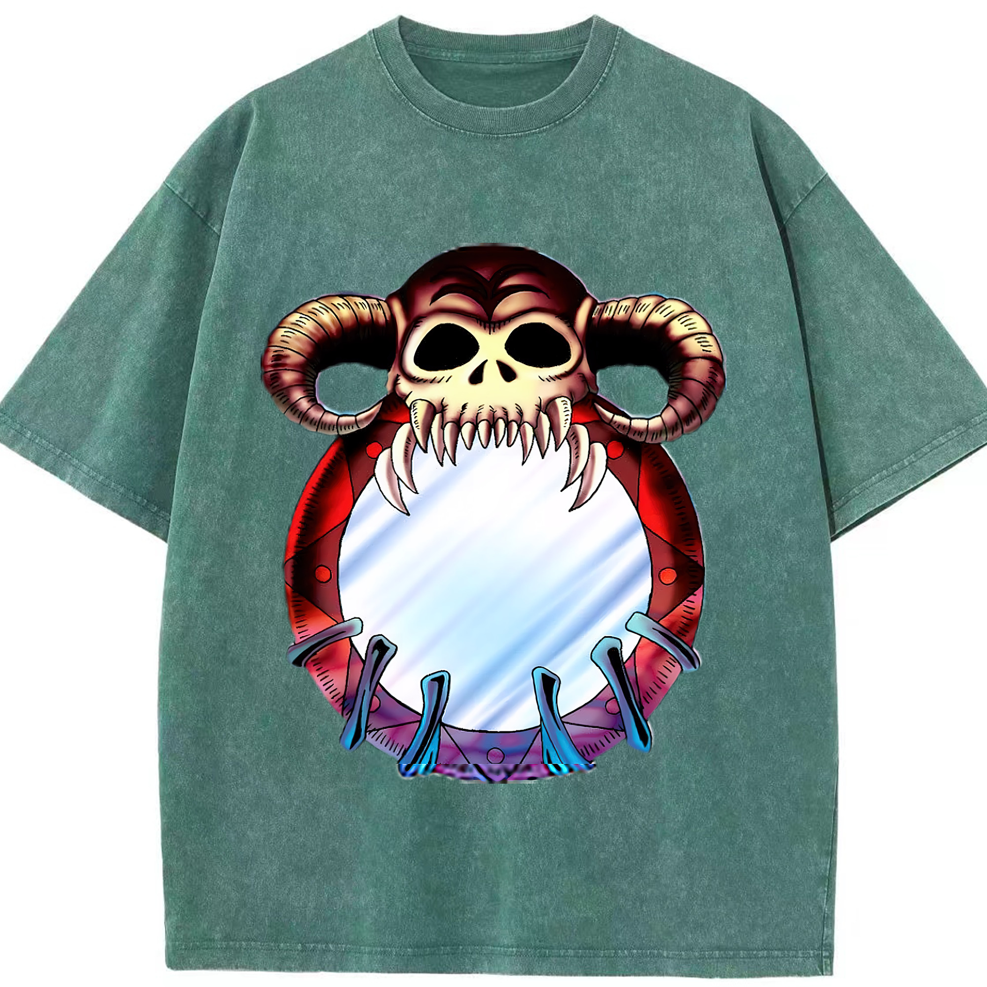 （画像用） 遊☆戯☆王 Yu-Gi-Oh! 綿100% ヴィンテージ風 半袖Tシャツ（フロントプリント）